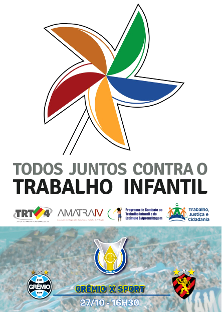 Conscientização: campanha contra o trabalho infantil acontecerá na Arena amanhã