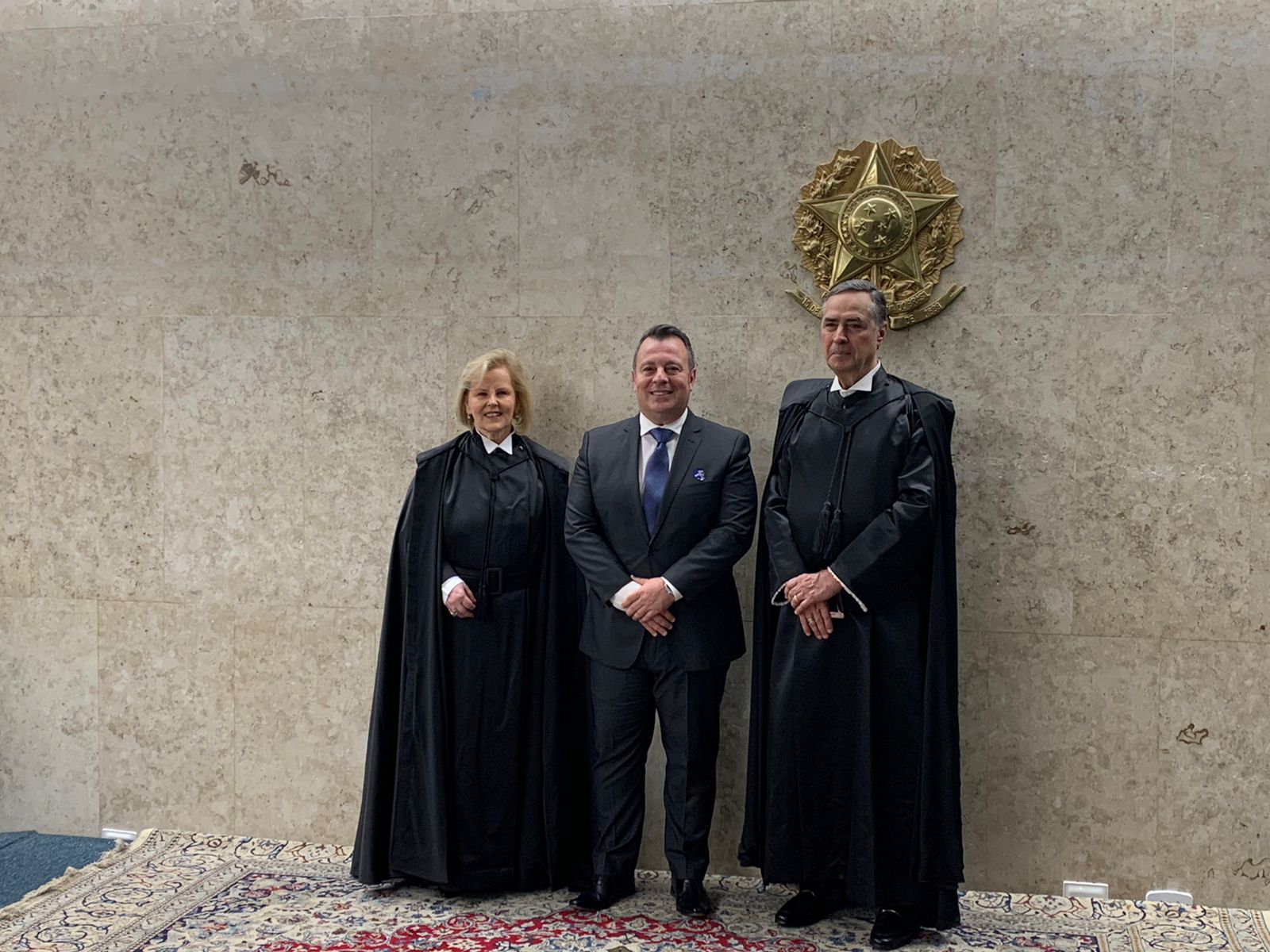 AMATRA marca presença na posse da presidente do STF