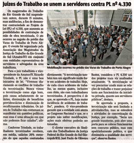 Notícia - JORNAL DO COMÉRCIO 15-4-2015