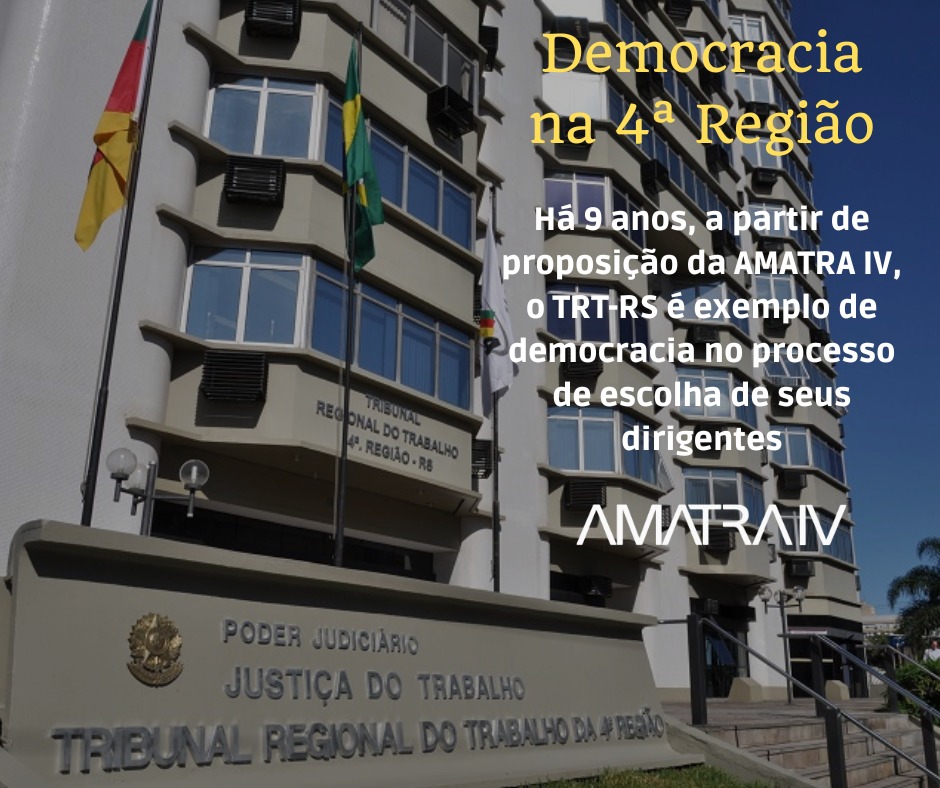 Processo eleitoral do TRT-4 consolida-se como exemplo de democracia em Tribunais