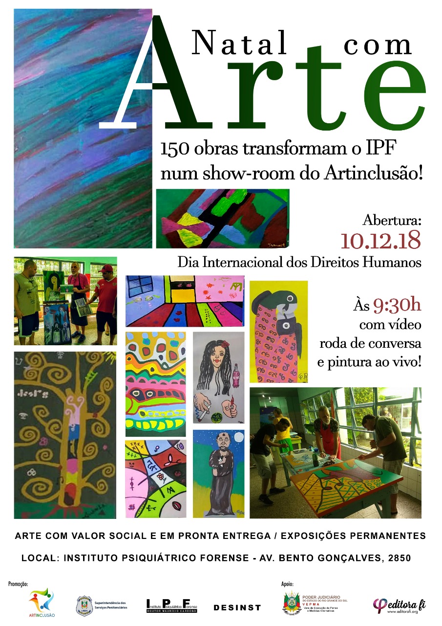 Artigo sobre a artinclusão no Instituto Psiquiátrico Forense