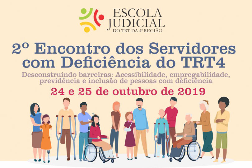 TRT-RS promove evento aberto sobre acessibilidade, empregabilidade e inclusão de pessoas com deficiência. Participe!