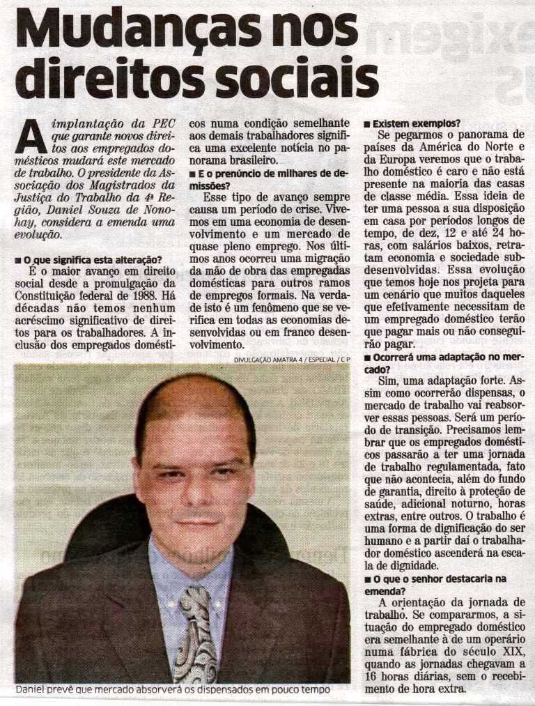 AMATRA no Correio do Povo
