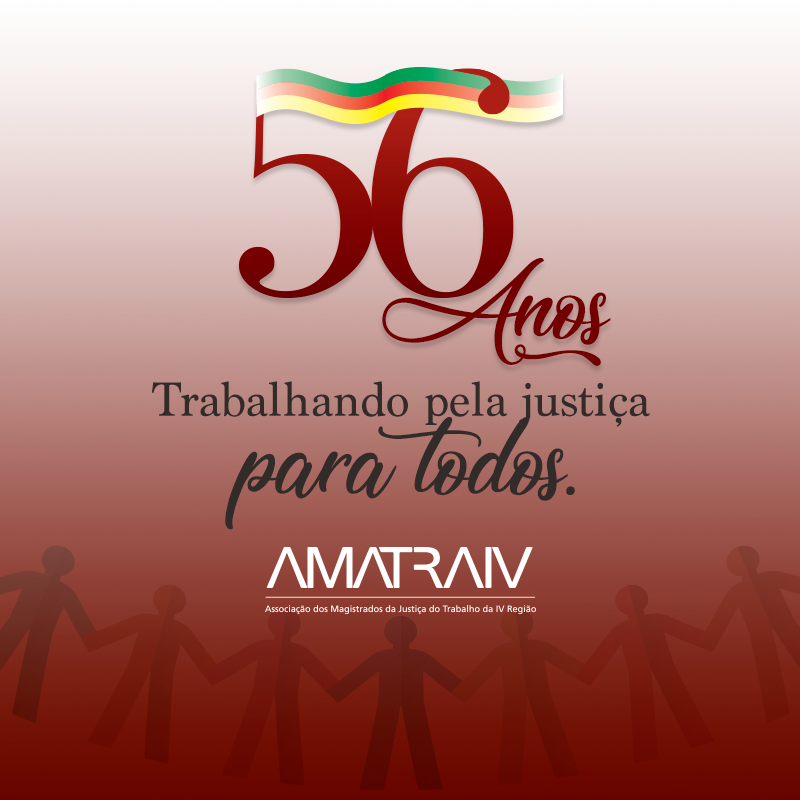 56 anos trabalhando pela justiça para todos