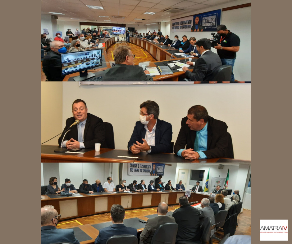 AMATRA presente em ato do Poder Legislativo pela manutenção de nove VTs