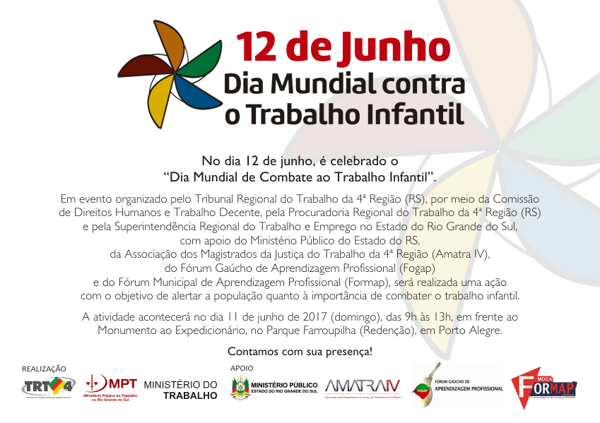 Campanha contra o trabalho infantil