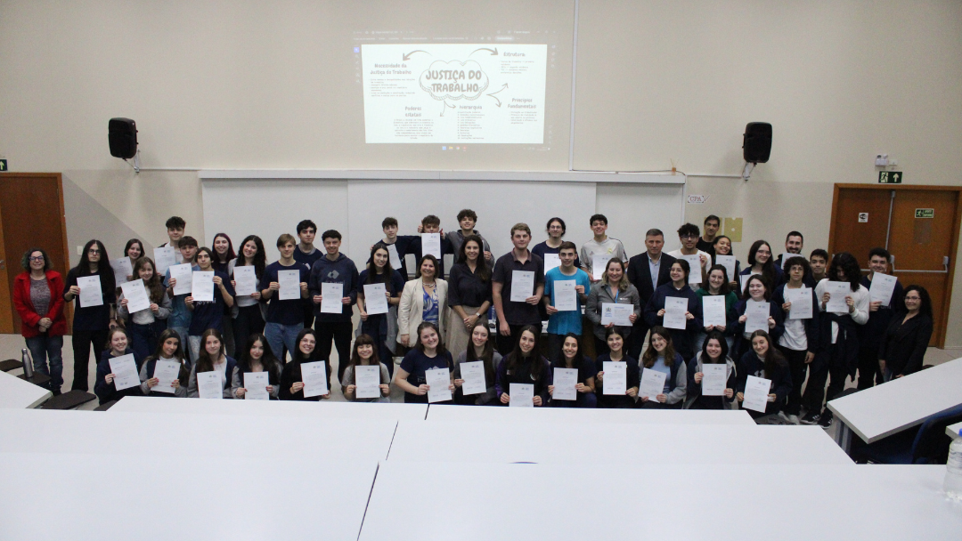 Culminância do Programa TJC destaca protagonismo estudantil em Caxias do Sul