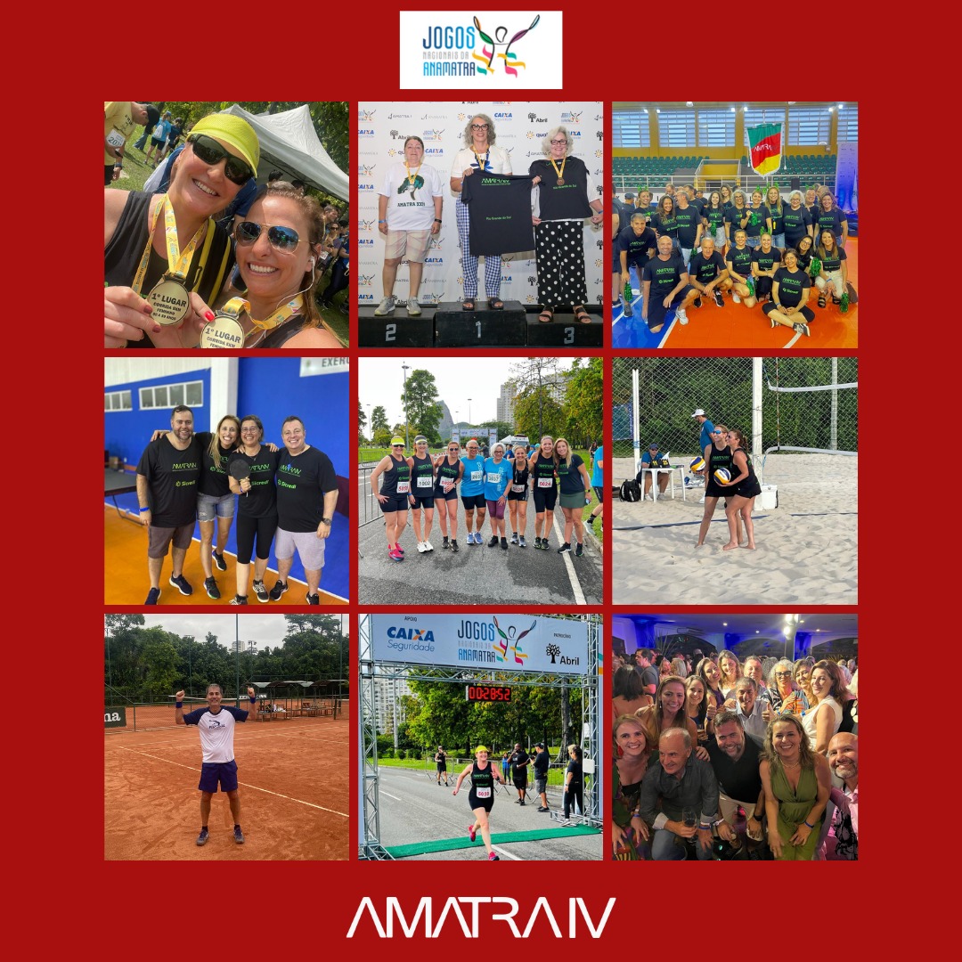 A AMATRA IV esteve presente nos Jogos Nacionais da Anamatra