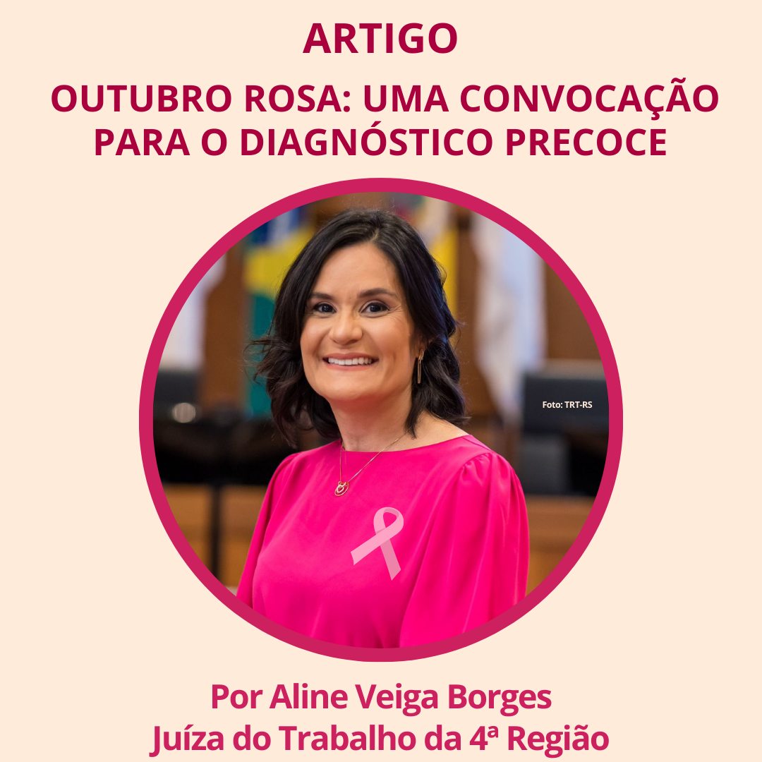 OUTUBRO ROSA: UMA CONVOCAÇÃO PARA O DIAGNÓSTICO PRECOCE