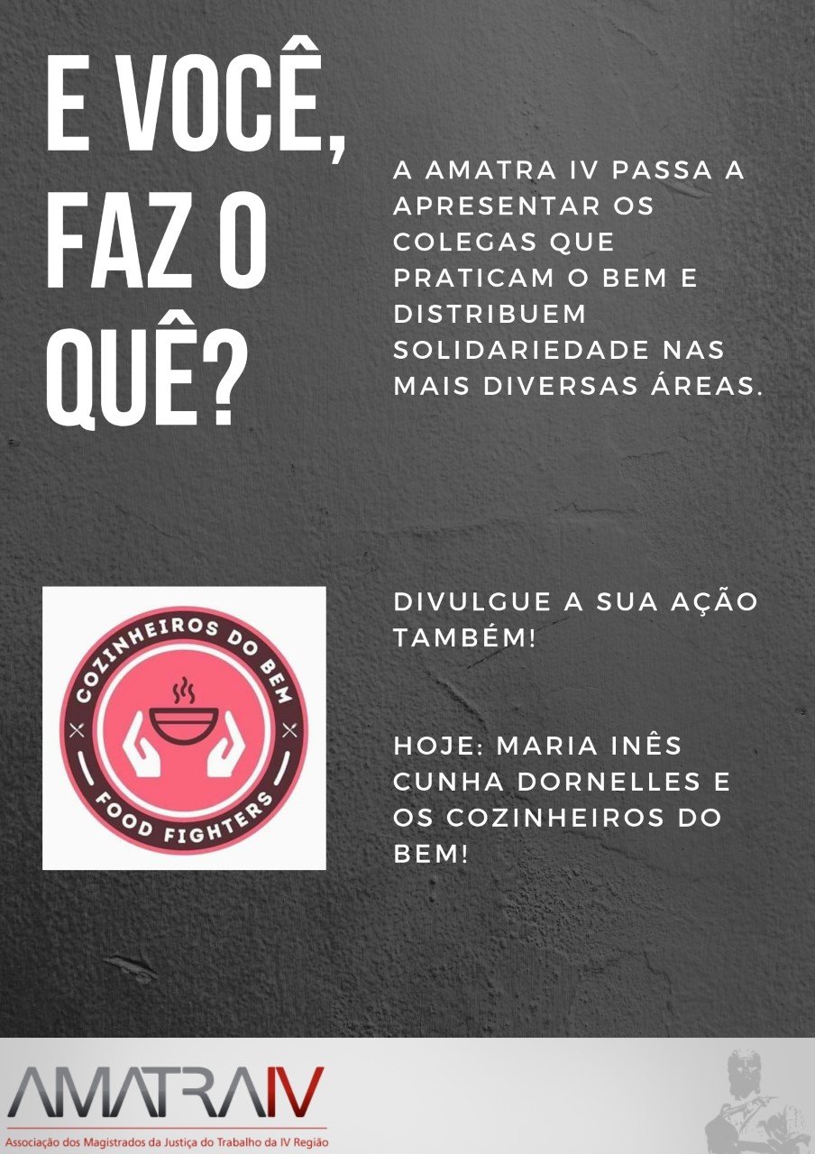 Praticar o bem e distribuir solidariedade: ações sempre bem-vindas