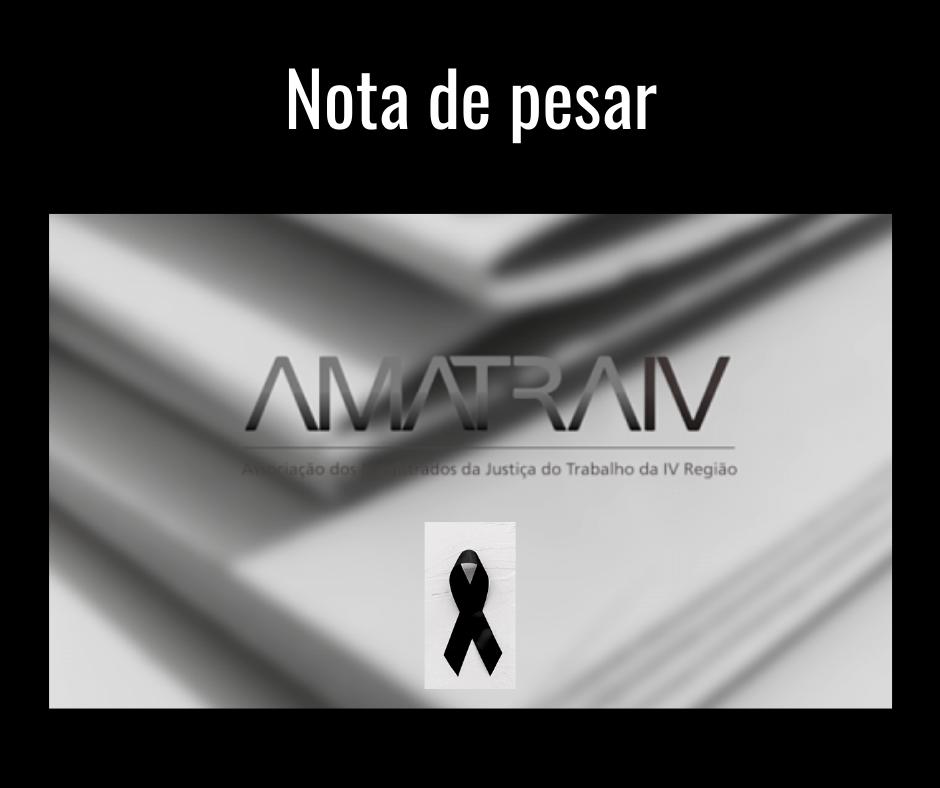 A AMATRA IV comunica o falecimento da juíza do Trabalho Lila Paula Flores França, titular da 1ª VT de Esteio