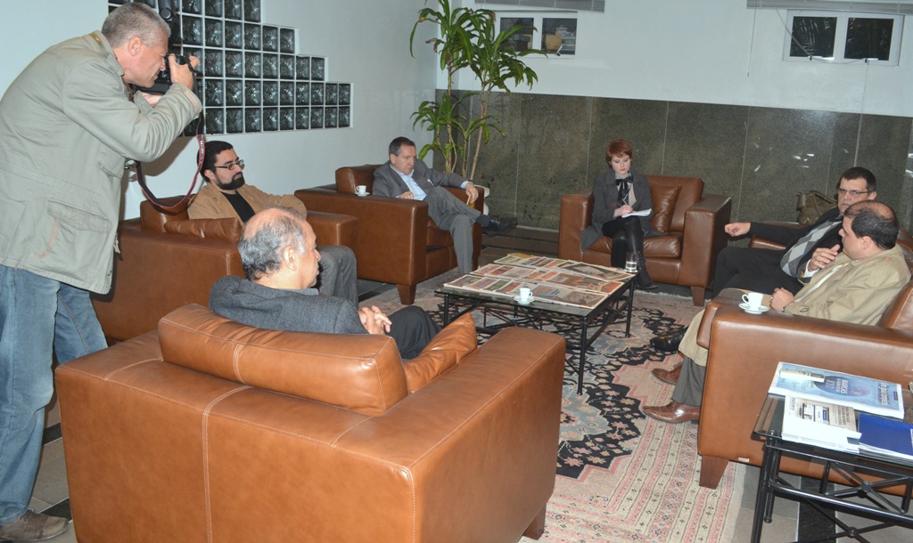 Visita ao Jornal do Comércio