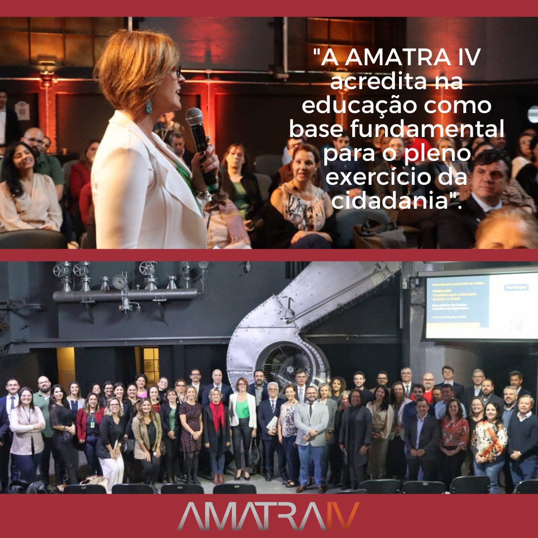 No exercício da presidência da AMATRA IV, a vice-presidente Adriana Kunrath representou a entidade no 1º Encontro das Escolas de Governo.