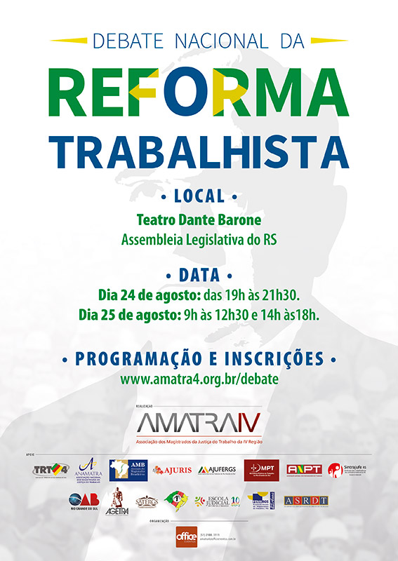 Debate sobre a reforma trabalhista terá transmissão online