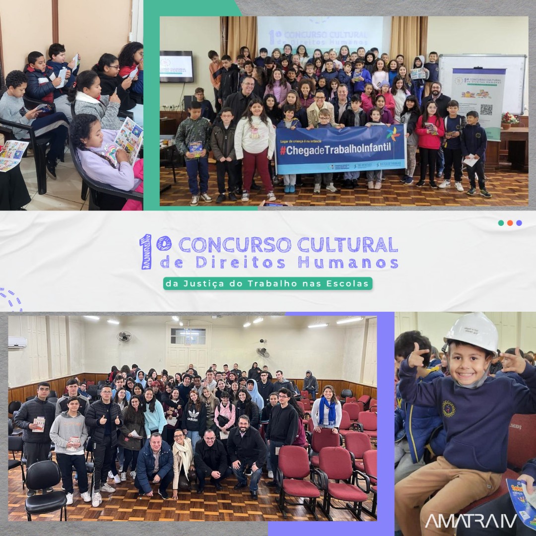 1º Concurso Cultural de Direitos Humanos da Justiça do Trabalho nas Escolas