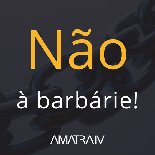 Não à Barbárie!