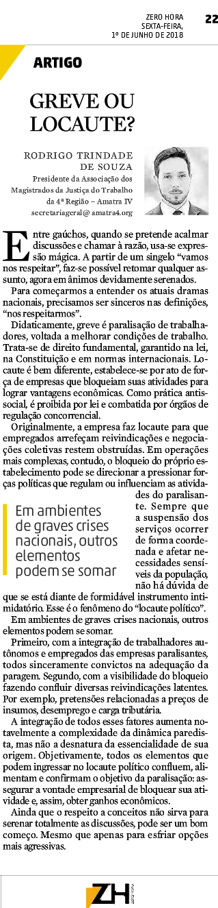 Artigo: Greve ou locaute?