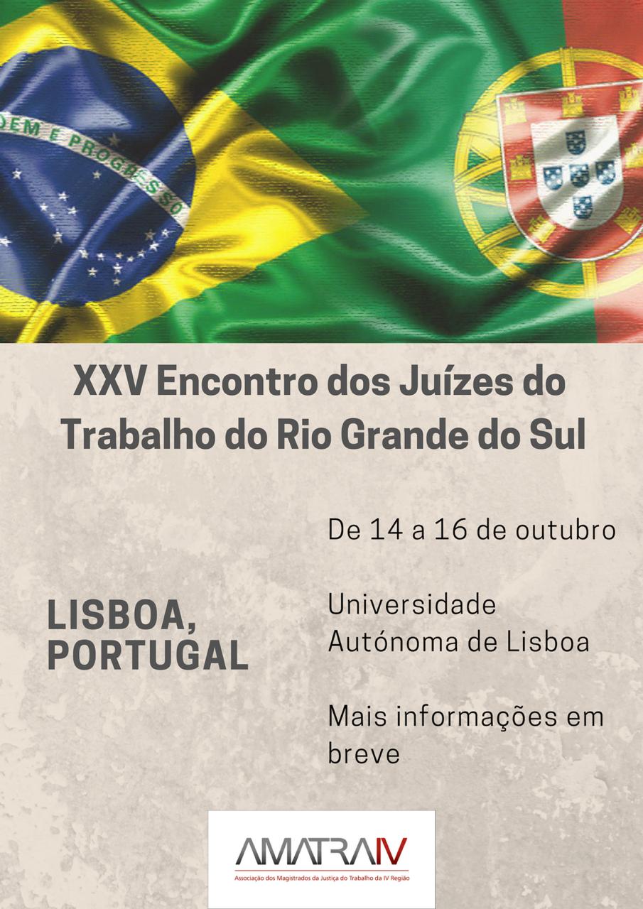 XXV Encontro dos Juízes do Trabalho do RS