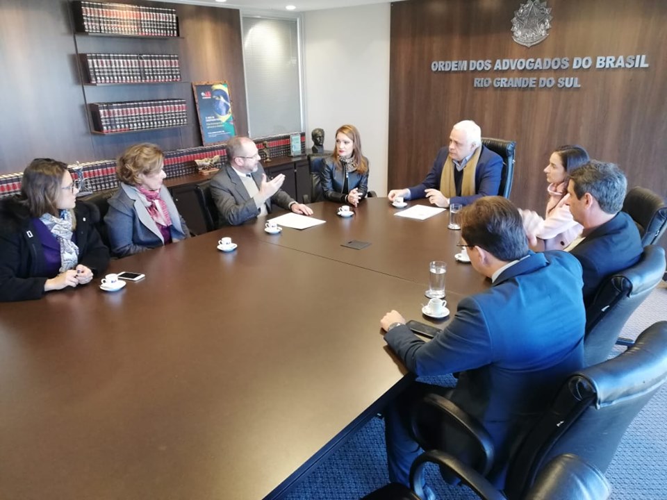 Reunião da Frentas RS com o presidente da OAB