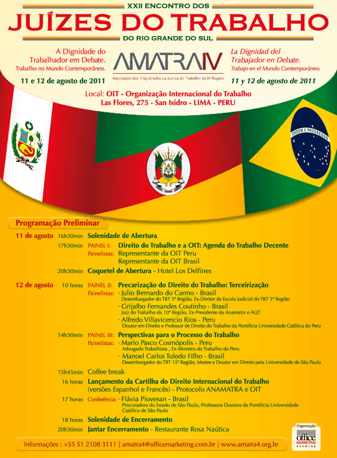 Capa XXII Encontro dos Juízes do Trabalho