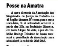 Jornal do Comércio - Posse na Amatra